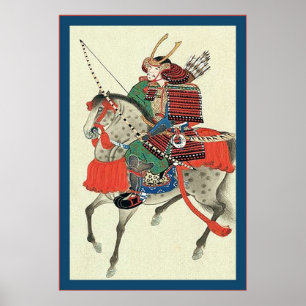 Samurai japonês ~ Vintage Impressão japonês