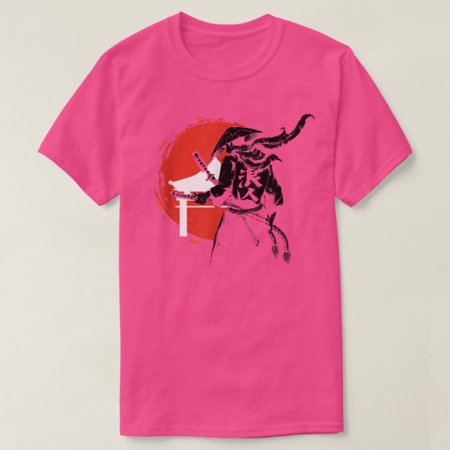 samurai ronin japanese red sun T-Shirt Copy (Frente do Design)
