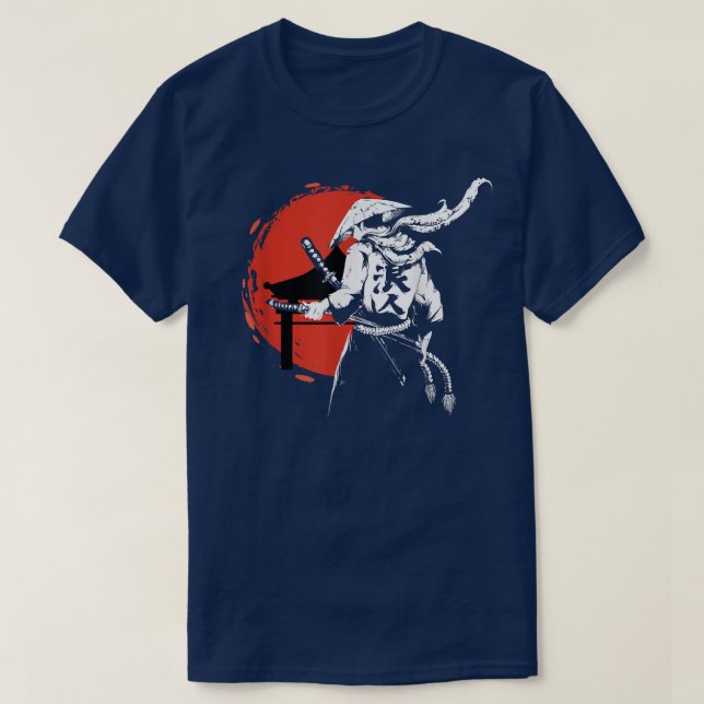 Samurai Sword Samurai T-shirt Samurai (Frente do Design)