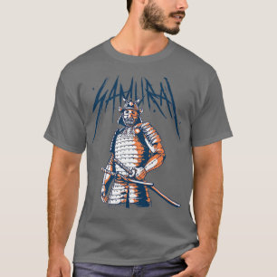 Samurai T-Shirt Japonês Guerreiro de Espada Japão 