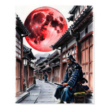 Samurai Under the Blood Moon Poster
