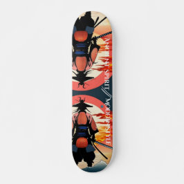 Samurai warrior Skateboard