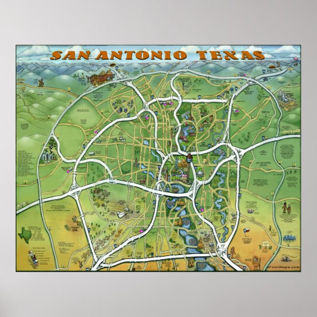 San Antonio Poster (Frente)