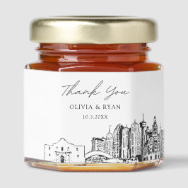 San Antonio Wedding Skyline Obrigado Amor