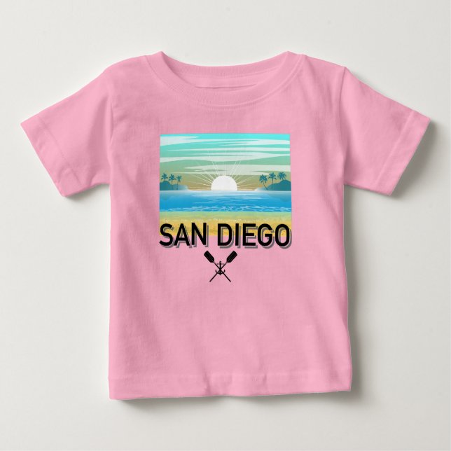 San Diego Design - Baby Fine Jersey T-Shirt (Frente)
