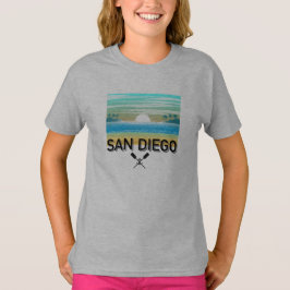 San Diego Design - Camisa T Básica Para Meninas