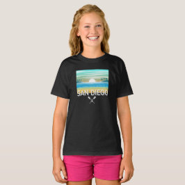 San Diego Design - Camisa T Básica Para Meninas