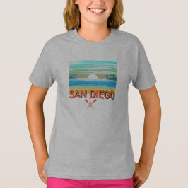 San Diego Design - Camisa T Básica Para Meninas