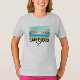 San Diego Design - Camisa T Básica Para Meninas