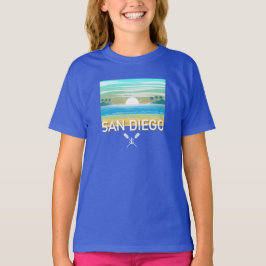 San Diego Design - Camisa T Básica Para Meninas