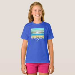 San Diego Design - Camisa T Básica Para Meninas