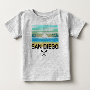 San Diego Design - Camiseta de Jersey Fina para Be