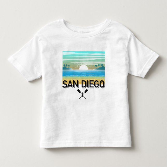 San Diego Design - Toddler Fine Jersey T-Shirt (Frente)