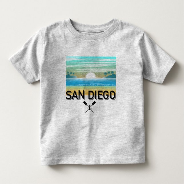 San Diego Design - Toddler Fine Jersey T-Shirt (Frente)