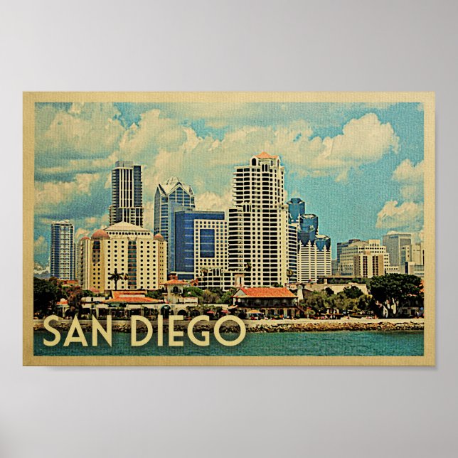 San Diego Poster Poster California (Frente)