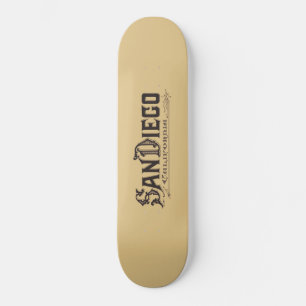 San Diego Vintage Typeface Skateboard Deck