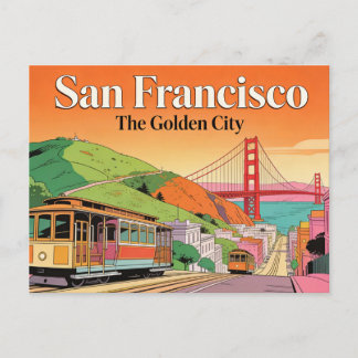 San Francisco A Cidade Dourada Cartão Postal de Vi