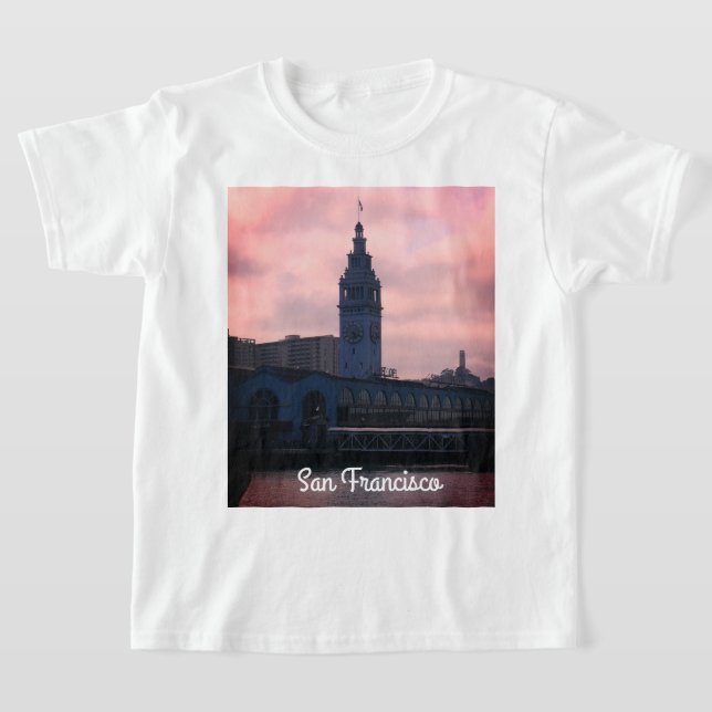 San Francisco Ferry Building #8-2 T-shirt (Postura )