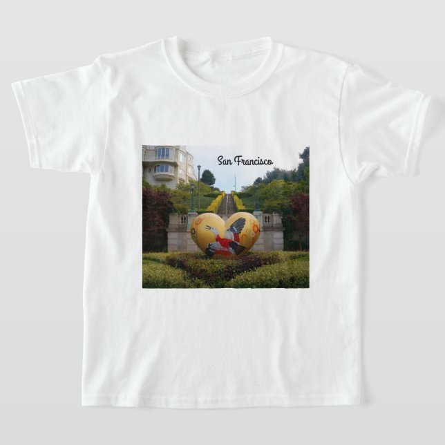 San Francisco Lyon Street Steps #1 T-shirt (Postura )