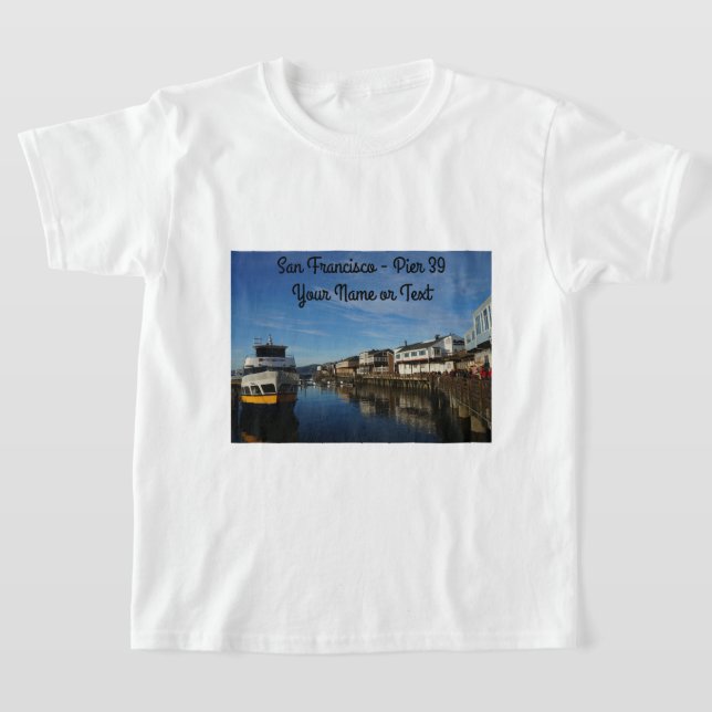 San Francisco Pier 39 #6 T-shirt (Postura )