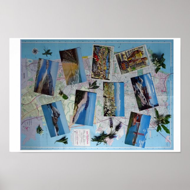 San Francisco Vintage Scenery Poster (Frente)