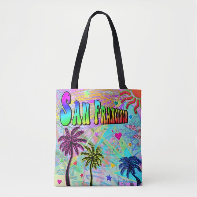 San Francisco Vivid Romance Tote Bag (Frente)