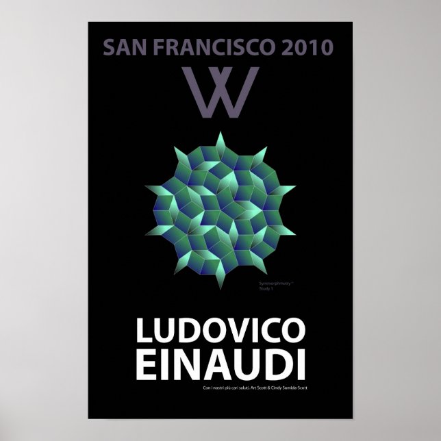 San Francisco Welcome Ludovico Einaudi Poster (Frente)