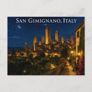 San Gimignano Cartão Postal Itália