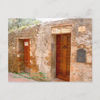 San Gimignano. Cartão Postal para Portas da Toscan