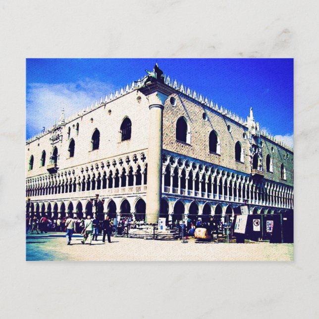 San Marco Square, Cartão postal de Veneza (Frente)