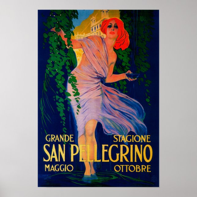 San Pellegrino Vintage Poster Europe (Frente)