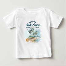 Sand Beaches T-shirt para crianças
