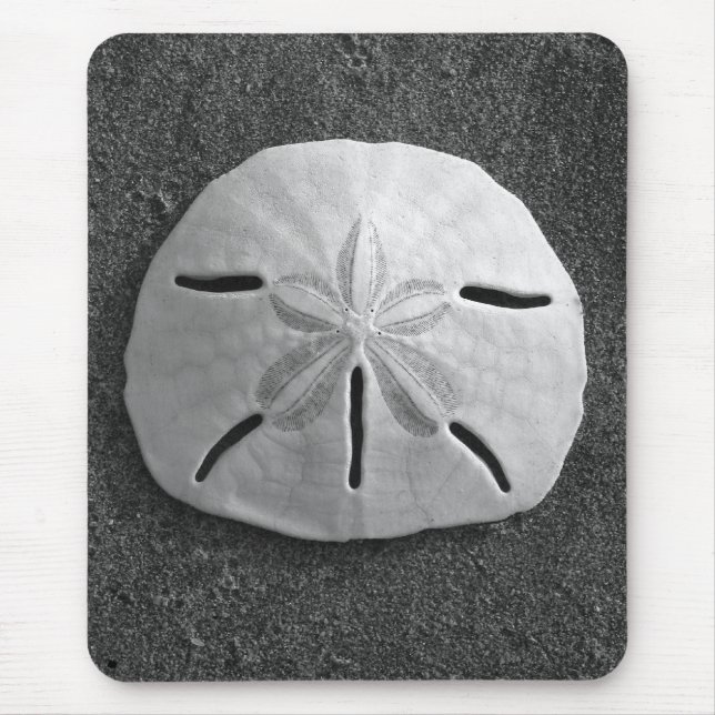 Sand Dollar Seashell Sand Beach Mousepad (Frente)