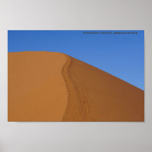 SAND DUNE SOSSUSVLEI DESERTA NAMIBIA AFRICA POSTER