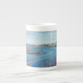 Sandbars do veado vermelho - caneca da porcelana