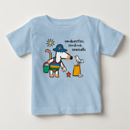 Sandcastles de Maisy Beach, Sunshine, Camisa de co