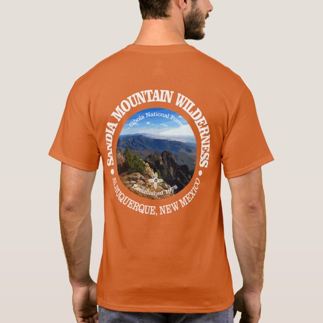 Sandia Mountain Wilderness T-Shirt (Verso)