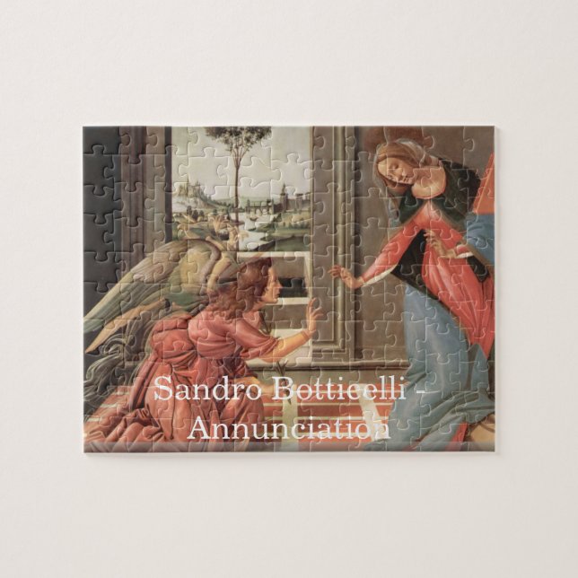 Sandro Botticelli - quebra-cabeça do aviso (Horizontal)