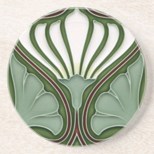 Sandstone Porta copos Art Nouveau