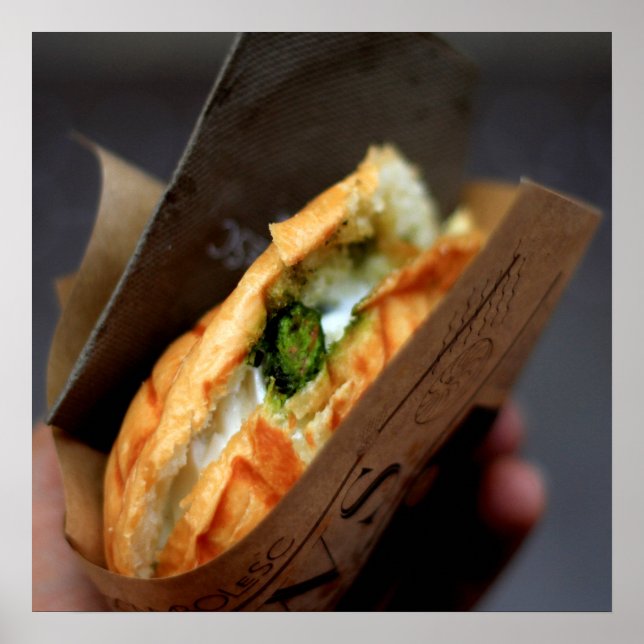 Sanduíche / poster da cozinha de Foodie (Frente)