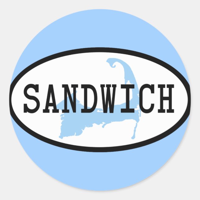 Sandwich, MA Adesivo (Frente)