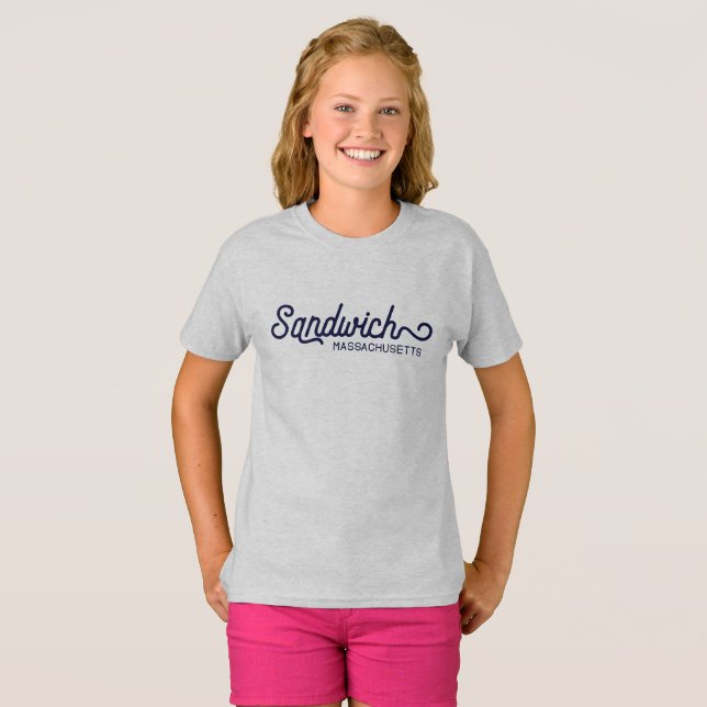 Sandwich, Massachusetts T-shirt (Frente Completa)