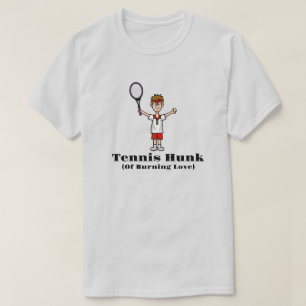 Sandy Hair Male Tênis Hunk T-Shirt