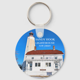 Sandy Hook Lighthouse Nova Jersey Chaveiro