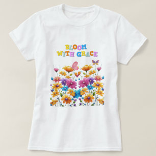Sangue com Grace Floral T-Shirt