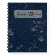 Sangue da Meia-Noite - Arte de Linha Elegante Flor