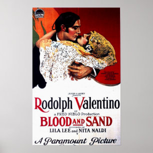 Sangue e Areia, Poster de Filme Valentino