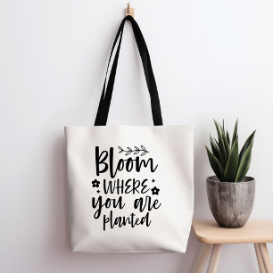 Sangue Onde Você Está Plantado Tote Bag