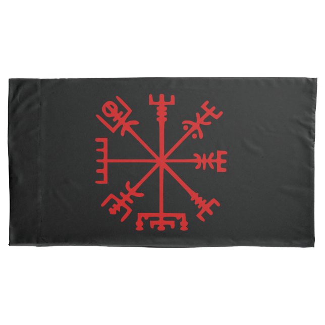 Sangue Red Vegvísir (Viking Compass) (Frente-Esquerda)