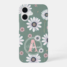Sangue rosa-margarida: Padrão Floral Minimalista